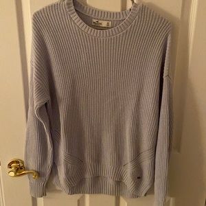 Hollister baby blue sweater
